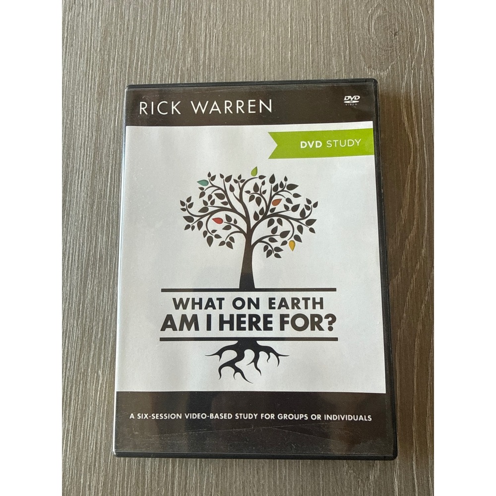 Rick Warren What On Earth Am I Here For? DVD Study Purpose Driven Life Zondervan